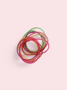rubber retro sparkle bracelet bands